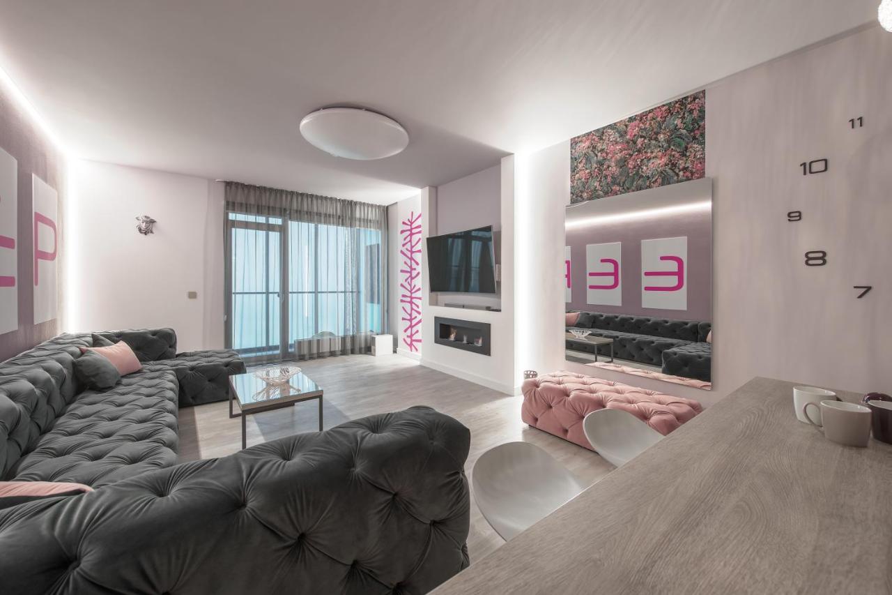 Sky Deep Jacuzzi 30 Floor Appartement Klaipėda Buitenkant foto