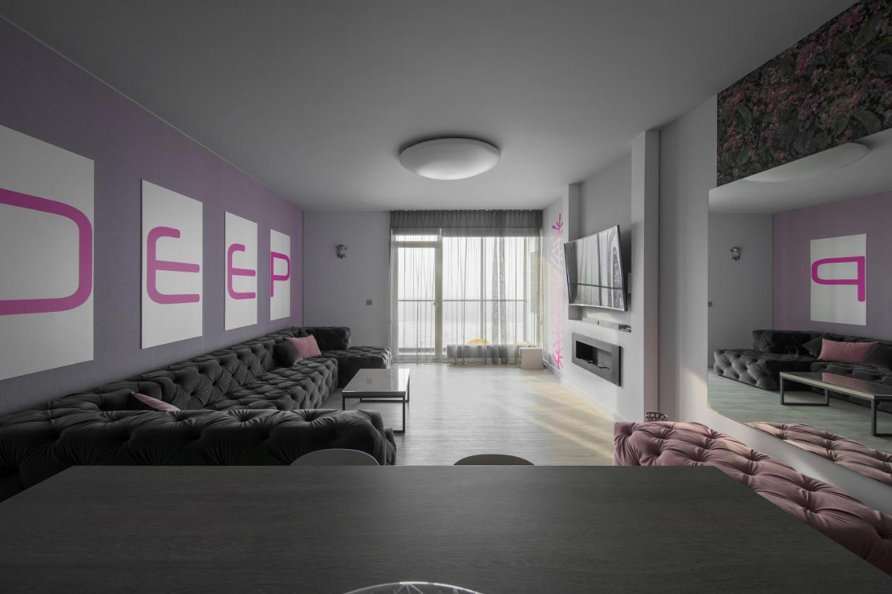Sky Deep Jacuzzi 30 Floor Appartement Klaipėda Buitenkant foto
